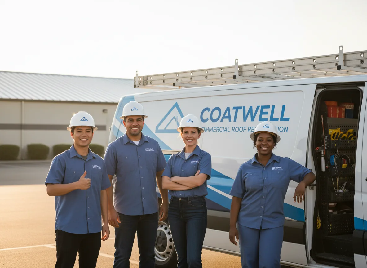 Commercial roof coating company in Crystal, MI